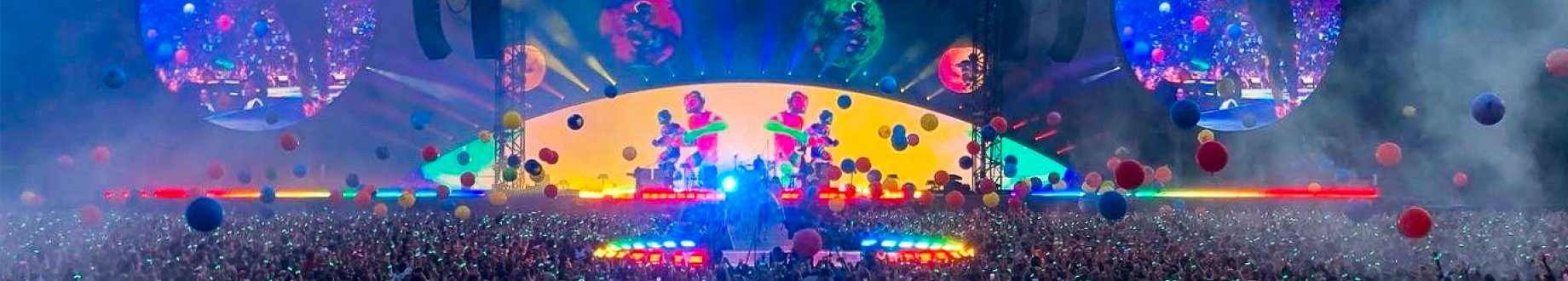 COLDPLAY MOTS show Brüssel - Bühne