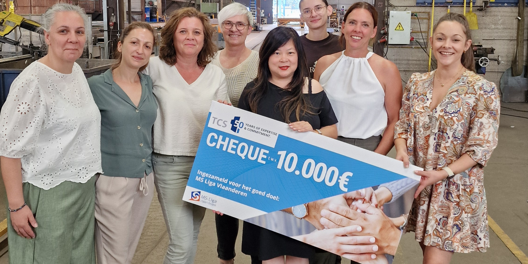 Wauw! TCS zamelt 10.000 euro in voor MS-Liga Vlaanderen!