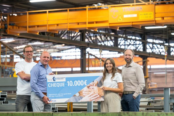 Wow! TCS raises €10,000 for MS-Liga Vlaanderen!